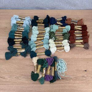 Paternayan VTG Persian Wool Yarn LOT BUNDLE 8 Yds 52+ Skeins Assorted Colors